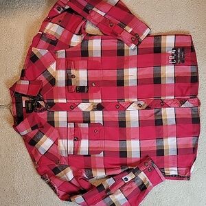 Parish Nation Red Plaid Men's Shirt